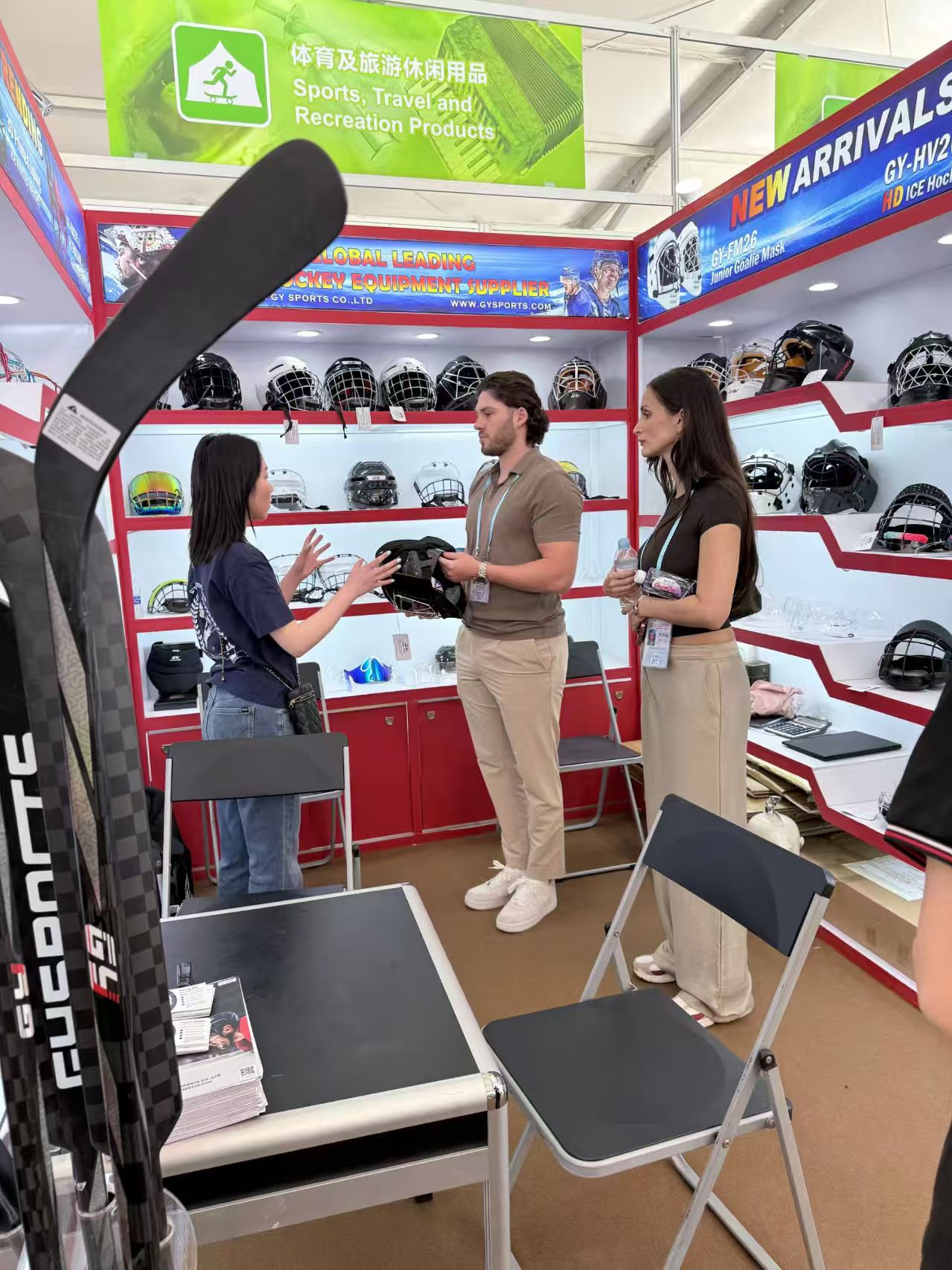 งานแคนตันแฟร์ครั้งที่ 139 ปิดฉากด้วยความสำเร็จ – GYHockey ได้รับการยอมรับทั่วโลกในด้านอุปกรณ์ป้องกันฮ็อกกี้น้ำแข็ง